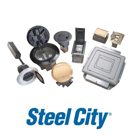 steel city boxes and covers|steel city floor box catalog.